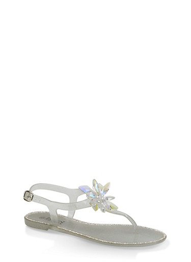 silver sandals size 11
