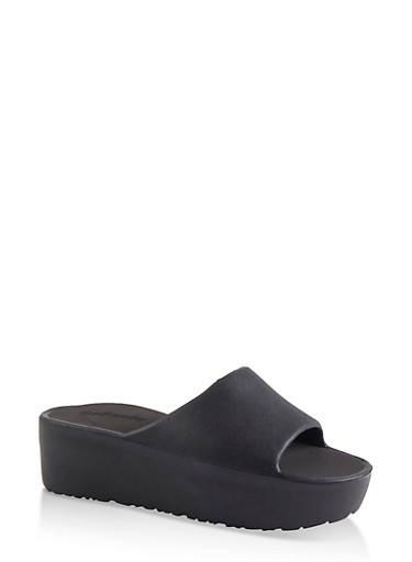 slide sandals platform