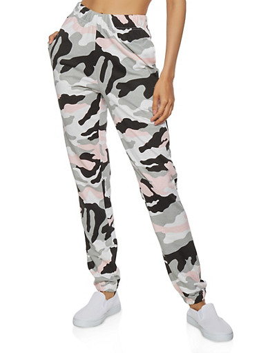 victoria secret camo sweatpants