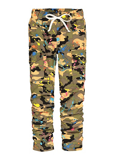 rainbow cargo pants