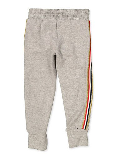 rainbow striped joggers