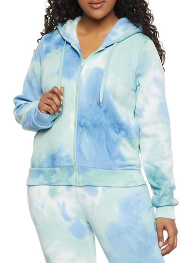 plus size tie dye sweatsuit