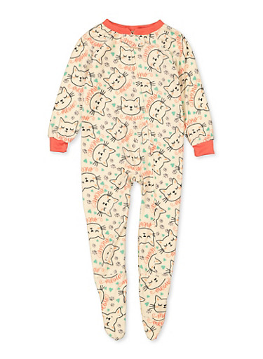 cat footed pajamas