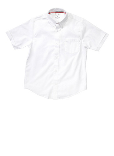 Boys 4-7 Short Sleeve Oxford Shirt School Uniform - Rainbow