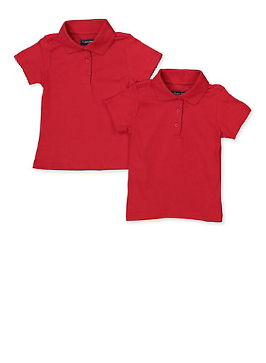 junior girls school uniform polo shirts