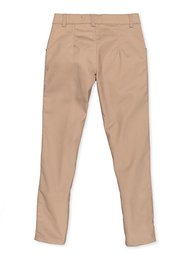 khaki school uniform pants