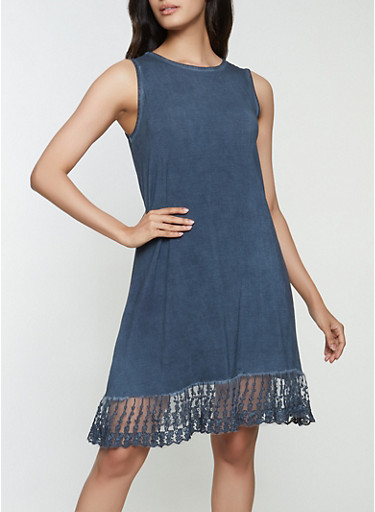 denim tank dress