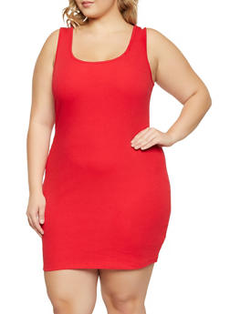 red dress plus size cheap