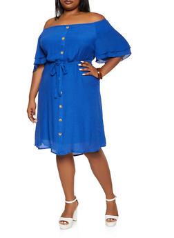 sky blue dress plus size