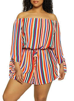 Plus Size Jumpsuits And Rompers Rainbow