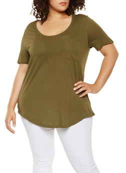 rainbow plus size top