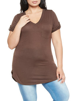 rainbow plus size top