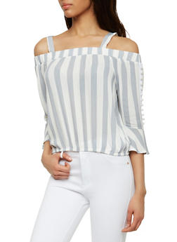 tops shoulder womens