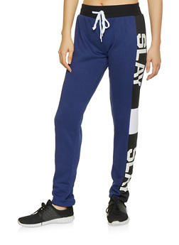 graphic sweatpants women's