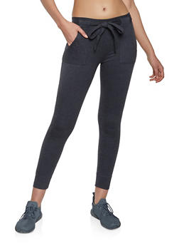 womens tie waist joggers