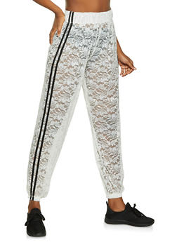 lace joggers