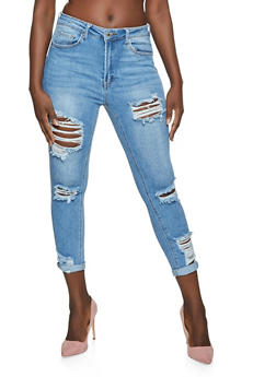 cheap distressed jeans