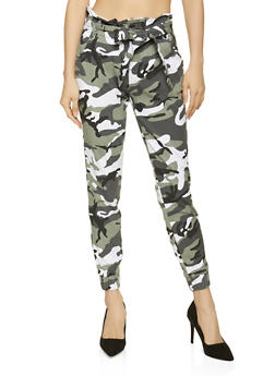 almost famous camo joggers