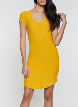 Yellow Tshirt Dress