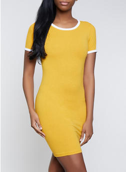 Yellow Tshirt Dress