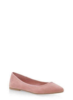 blush pointed toe flats