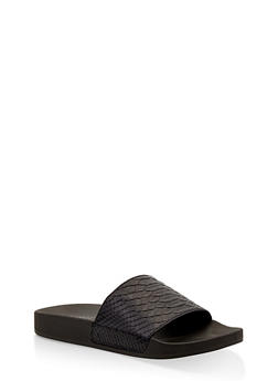 snake print slides