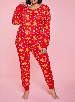 affordable plus size pajamas