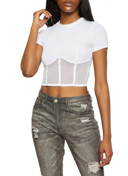 cheap sheer tops