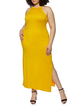 mustard color dress plus size