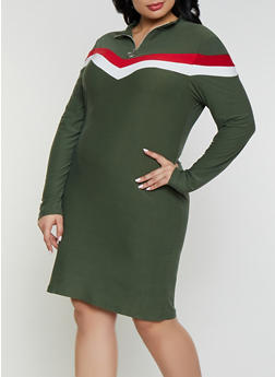 Plus Size Purple Cocktail Dress