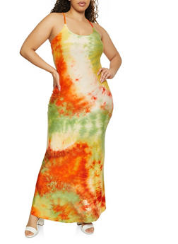 rainbow plus size dresses