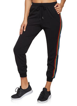 womens tape joggers