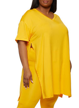 plus size yellow outfits