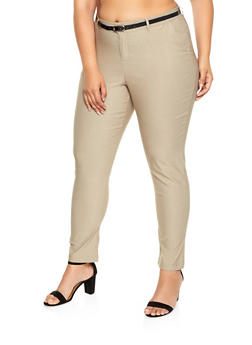 cheap plus size khaki pants