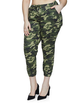 almost famous camo joggers