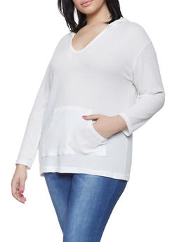 rainbow plus size top