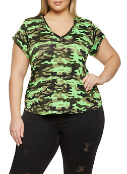 cropped neon plus size
