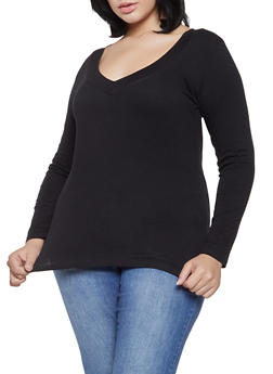 rainbow plus size top