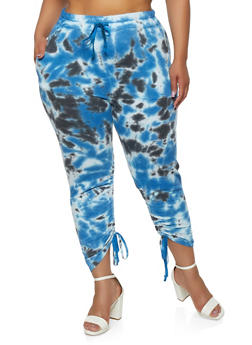 plus size tie dye sweatpants