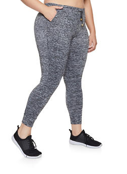 plus size fleece lined joggers