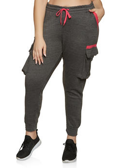 plus size cargo joggers
