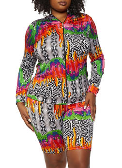 Rainbow Plus Size Jogging Suits Best 