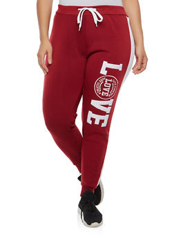 Plus Size Joggers for Women | Rainbow