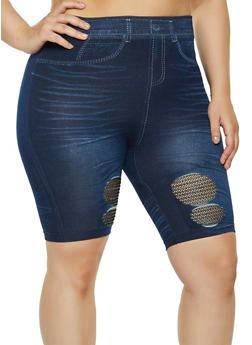 plus bottoms shorts