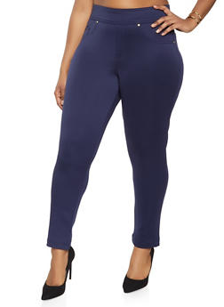 royal blue plus size pants