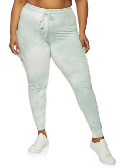 plus size tie dye joggers set