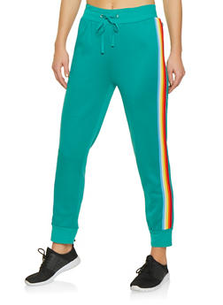 rainbow joggers womens