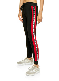 womens tape joggers