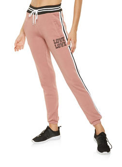 tape joggers womens