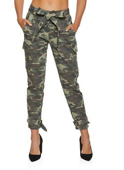 womens camo cargo capris